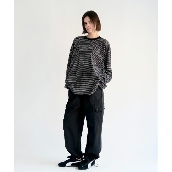 tシャツ unisex / ringer border long tee レディース