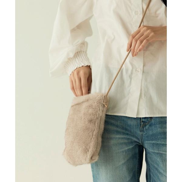 ショルダーバッグ バッグ エコファー ミニショルダーバッグ レディース