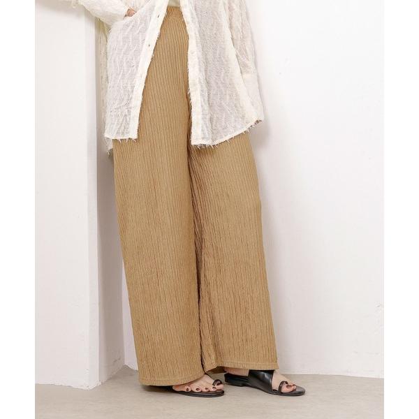 パンツ リラックス プリーツ パンツ レディース