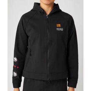 ブルゾン アウター 「LOUDMOUTH/ラウドマウス」レディースコラボブルゾン　フルジップパーカー　LOUDMOUTH×FELIX THE CAT　