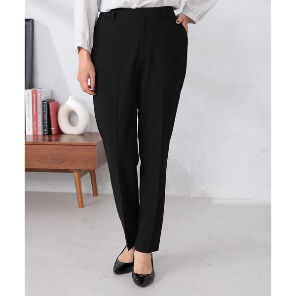 パンツ 「キレメクパンツ」すっきりストレートパンツ レディース