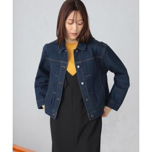 デニムジャケット gジャン クロップド丈デニムジャケット レディース