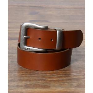 ベルト Lee/リー 40mm 本革 メタルループ レザーベルト メンズ レディース