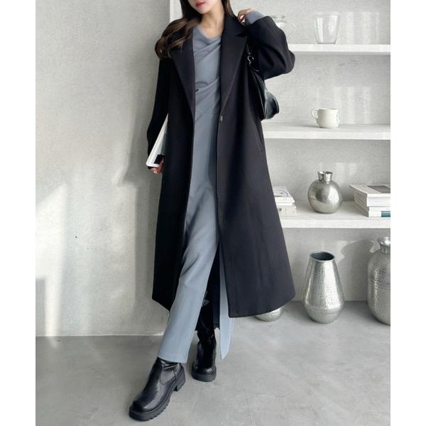コート チェスターコート ダブルチェスター ロングコート レディース