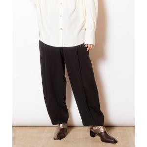 パンツ 変形タックパンツ レディース