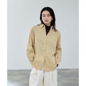 ブラウス シャツ milli de l'air オーセンティックストライプシャツ レディース｜ZOZOTOWN Yahoo!店