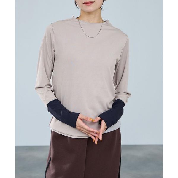 tシャツ milli de l'air ハイショクカフプリーツカットソー レディース