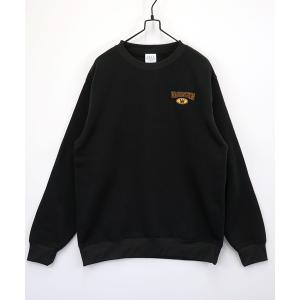 トレーナー スウェット 「GROOVY STORE」アメカジ裏起毛スウェットクルー メンズ レディース