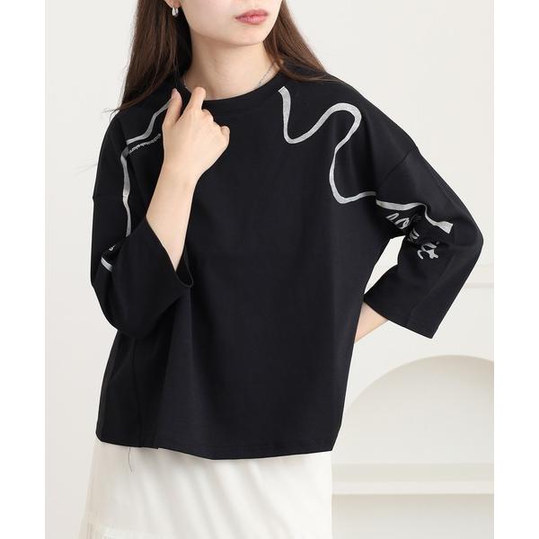 tシャツ je crois soi ドロップショルダー　カットソー レディース