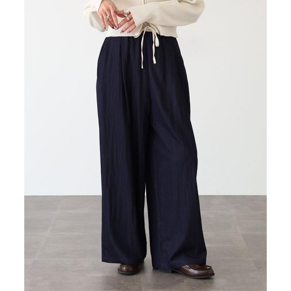 ワイドパンツ パンツ je crois soi ストレッチ　ワイドパンツ レディース