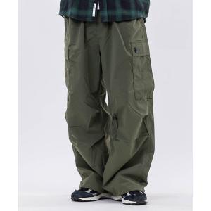 カーゴパンツ 「3」「U.S.POLO ASSN.」撥水 ワイドカーゴパンツ メンズ レディース