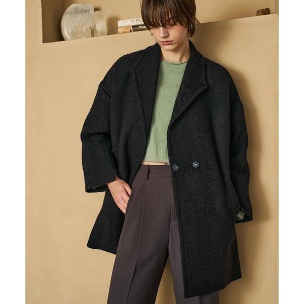 コート チェスターコート ロービングオックスコート/秋服/冬服/オフィスカジュアル/Pコート/オーバ...