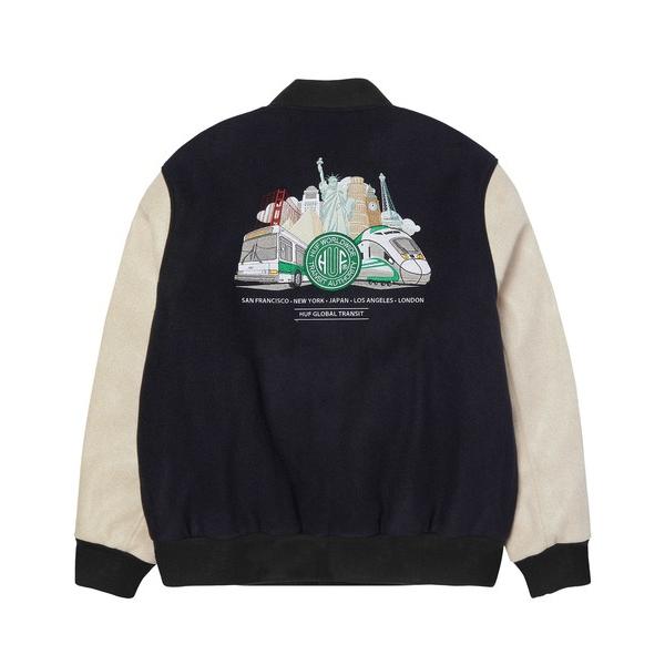 ブルゾン アウター GLOBAL TRANSIT VARSITY JACKET メンズ レディース