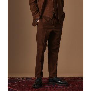 パンツ 「Sサイズ〜」ドビーキャラメルコールスラックス メンズ
