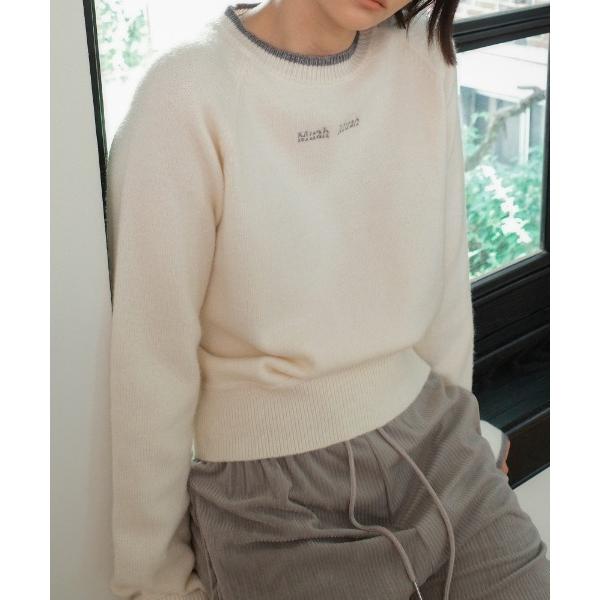 ニット セーター A'GEM/9 × .kom 「muah muah/ムーアムーア」 STITCH ...