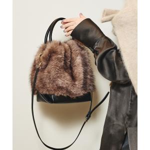 ショルダーバッグ バッグ Linfa/ファー2WAYショルダー レディース