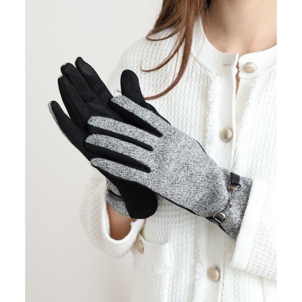 手袋 ビット付き手袋 レディース