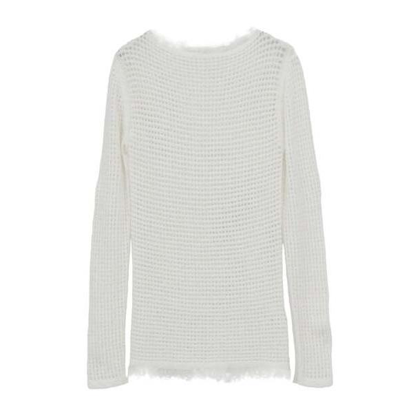 ニット セーター Mesh knit レディース