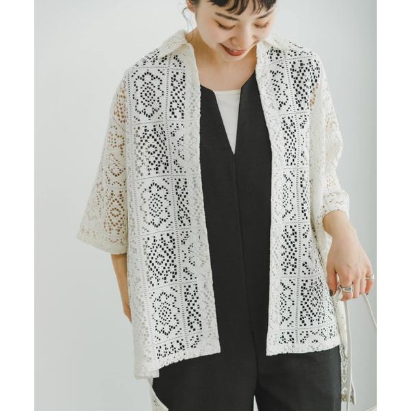「ITEMS URBANRESEARCH」 半袖シャツ FREE ベージュ レディース