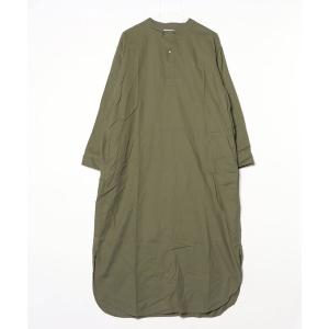 「khakito」 長袖ワンピース MEDIUM カーキ レディース