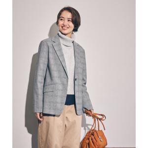 ジャケット テーラードジャケット 「セットアップ対応」ポリエステルレーヨン　テーラードジャケット レディース