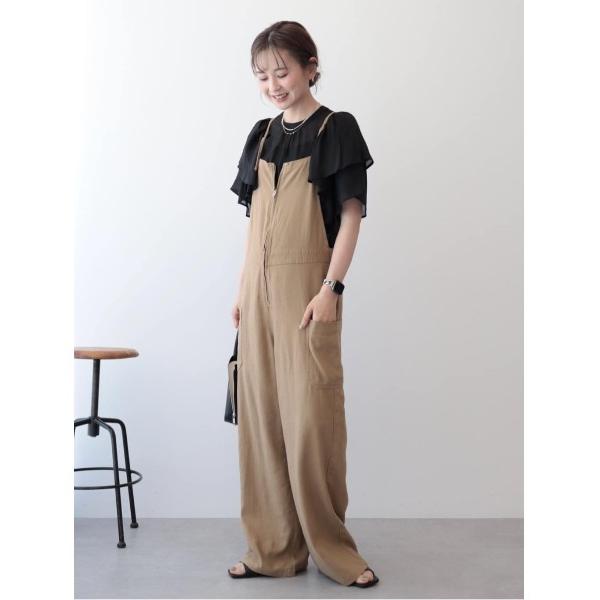 「AMERICAN HOLIC」 オーバーオール M キャメル レディース