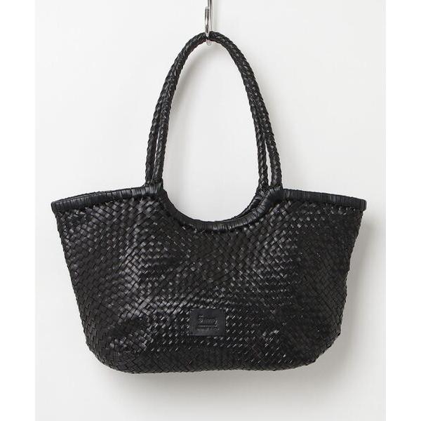 トートバッグ 「Swaraj/スワラージ」ゴートメッシュトートバッグ（手編み）ブラック レディース ...