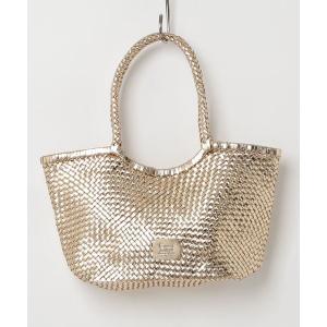 トートバッグ 「Swaraj/スワラージ」ゴートメッシュトートバッグ（手編み）ゴールド レディース メンズ