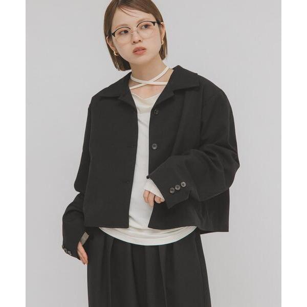 コート アウター コンパクトBOXジャケット レディース