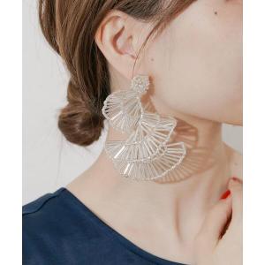 ピアス スパイラルビーズデザインピアス レディースの買取情報