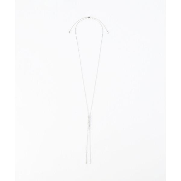 ネックレス ガラスY字 ネックレス レディース