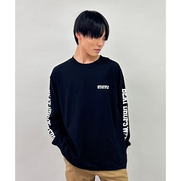 tシャツ 袖ロゴプリント長袖Tシャツ キッズ 子供服 男の子