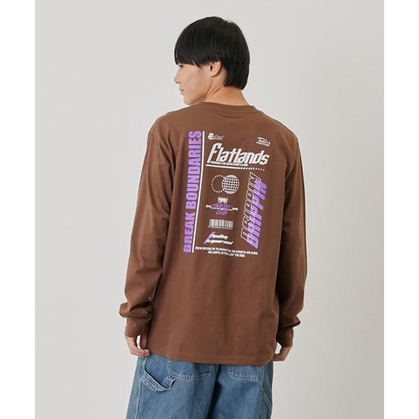 ニット セーター 「プチプラ」バック２トーンロゴプリント長袖Tシャツ キッズ 子供服 男の子