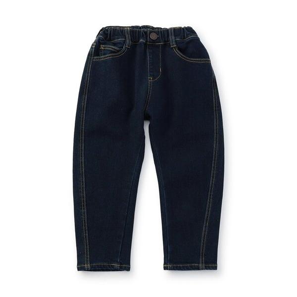パンツ 「ジュニア対応」裏起毛ストレッチデニムパンツ キッズ 子供服 男の子 女の子