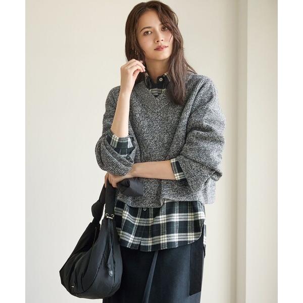 ニット セーター 「SLOW/一部店舗限定」ソフトウール Vネック ニット レディース