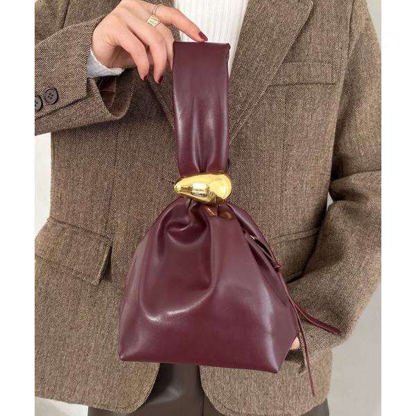 ハンドバッグ ワンポイントパーツ ワンハンドルサイドファスナーハンドバッグ オケージョンバッグ 結婚...