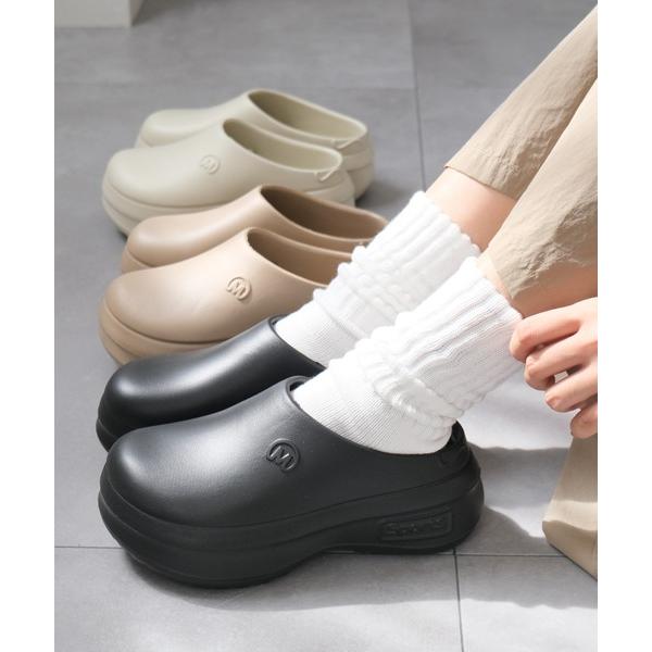 スリッポン 厚底 クロッグスリッパ/EVA サボスリッポン レディース