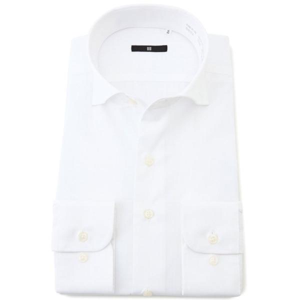 フォーマル シャツ 「形態安定」「長袖」「BLACK LINE」スナップダウンワイドドレスワイシャツ...