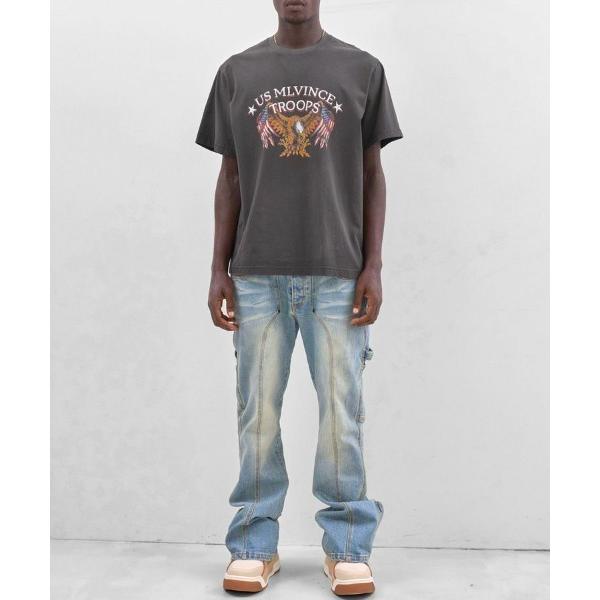 tシャツ 「MLVINCE」TROOPS S/S TEE / ウォッシュドブラック 「TST08WB...