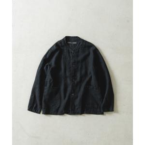 カバーオール フレンチリネンブラッシュツイルカバーオール メンズ