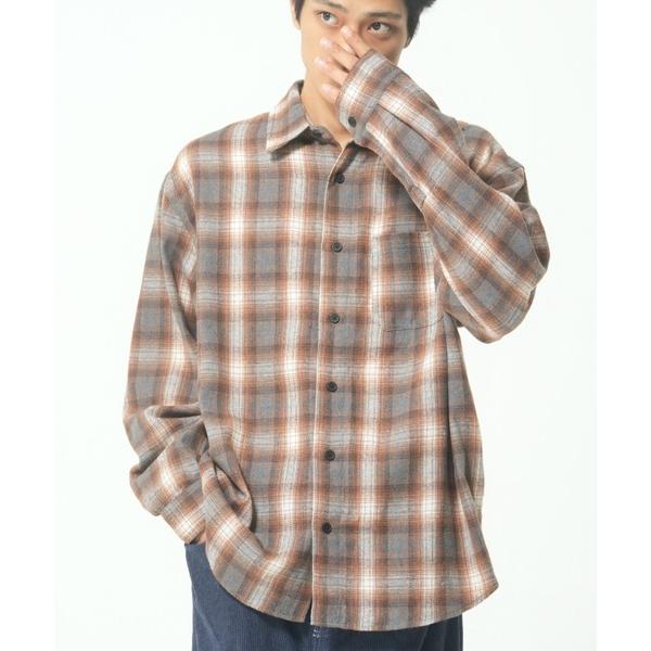シャツ ネルチェック レギュラーカラーシャツ(M1) メンズ レディース