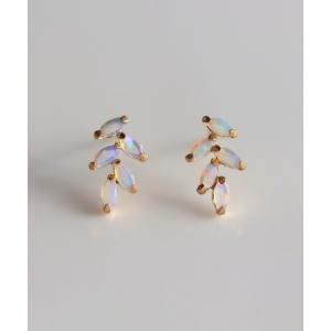 ピアス オパール ピアス | K10YG レディース メンズ