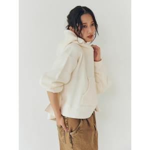 パーカー 「WEB限定」スリットワイドパーカー レディース