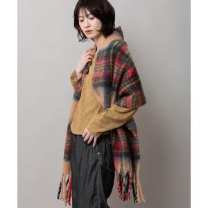 ストール マフラー タータンチェックストール レディース