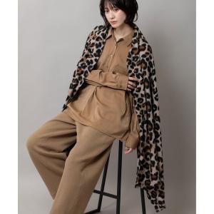 ストール マフラー レオパードストール レディース