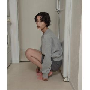 トレーナー スウェット lawgy original logo patch sweat / ラウジーオリジナルロゴパッチスウェット レディース