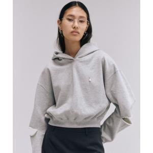 パーカー 「JOSEMOON/ジョゼムーン」SLIT SHORT HOODIE/スリットショートフーディー レディース