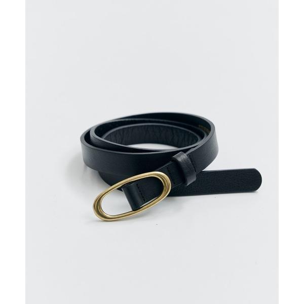 ベルト 「STUDIOUS/ステュディオス」Oval Buckle Belt/オーバルバックルベルト...