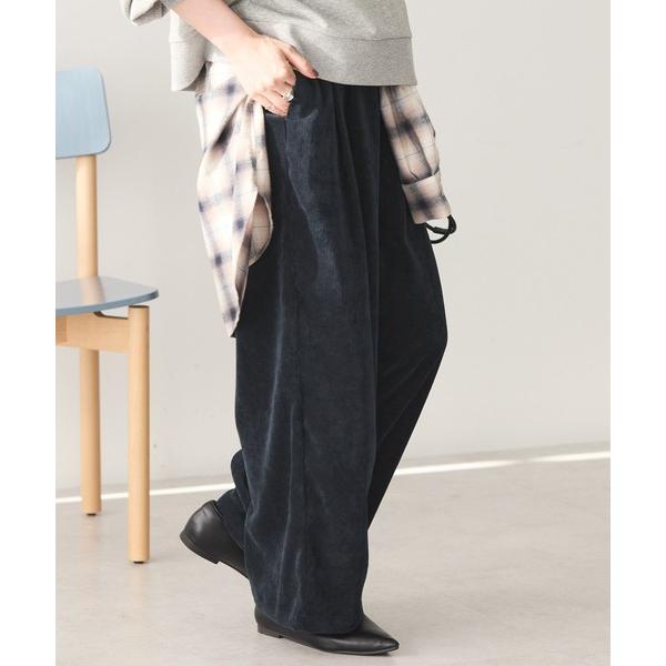 パンツ コーデュロイワイドパンツ レディース