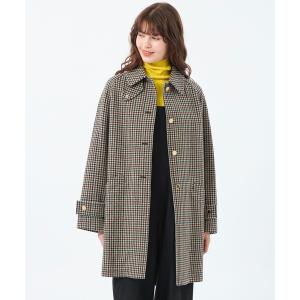 ステンカラーコート コート 「WELBURY（ウェルベリー）」HEAT TWEED製 レディース